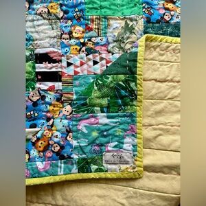 Baby/Pet Quilt 30x40 - Tsum Tsum Garden